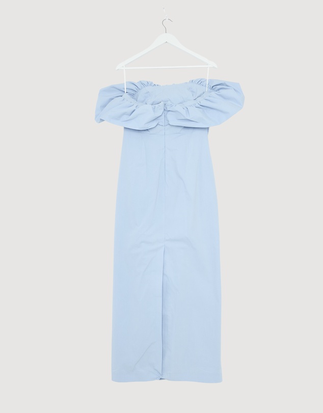 Revibe - Repaired Shona Joy Campbell Strapless Bubble Maxi Dress - AU 14