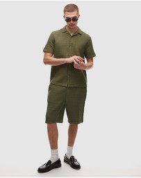 Topman - Textured Grid Check Co-ords