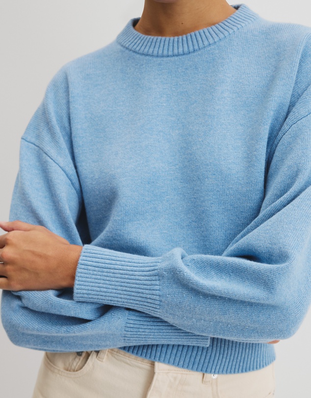 Country Road - Crop Crew Neck Knit