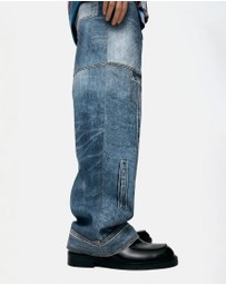 Andersson Bell - Custom-Like Printed Denim Pants - Unisex