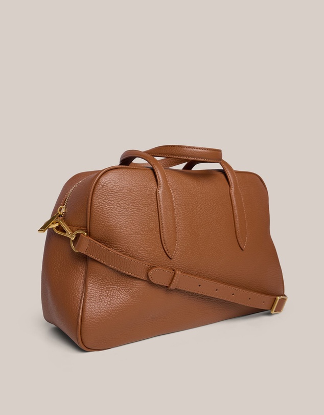 VESTIRSI - Vera Cognac Medium Bowler Bag