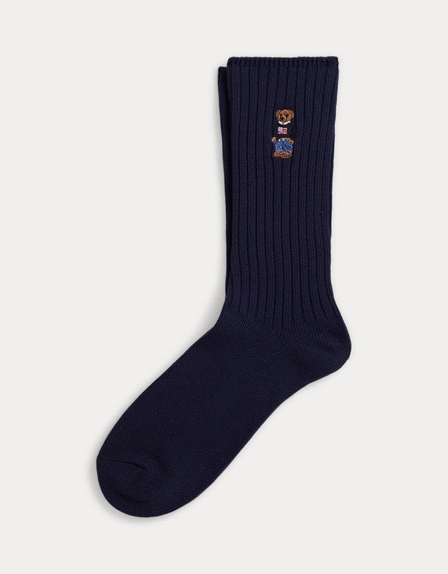 Polo Ralph Lauren - Polo Bear Cotton-Blend Crew Socks