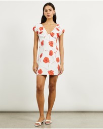 Lover - Posy Gathered Detail Mini Dress
