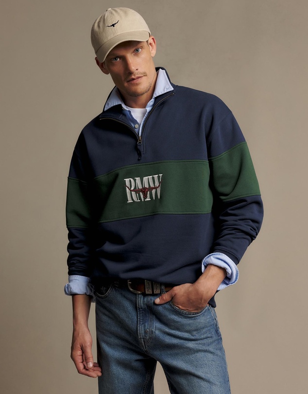 R.M.Williams - Heritage Panel Quarter Zip