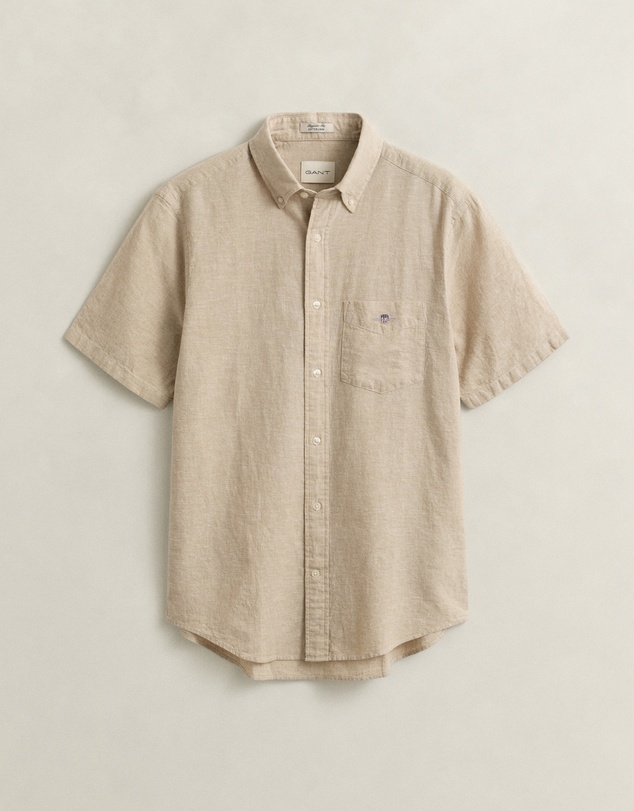 Gant - Cotton Linen Short Sleeve Shirt