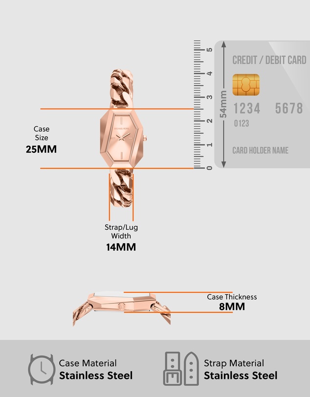 Michael Kors - Suri Rose Gold Analogue Watch