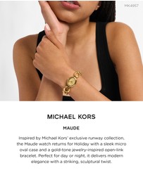 Michael Kors - Maude Gold Analogue Watch