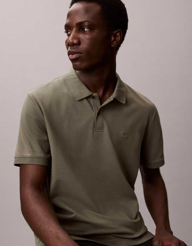 Calvin Klein - Supima Cotton Slim Refined Pique Polo Shirt