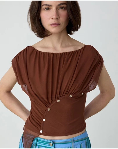 Laagam - Gemini Draped Top