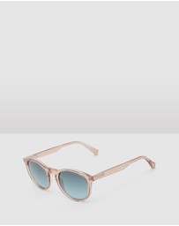 Hawkers Co - HAWKERS - Crystal Champagne Deep Blue BEL AIR Sunglasses for Men and Women UV400