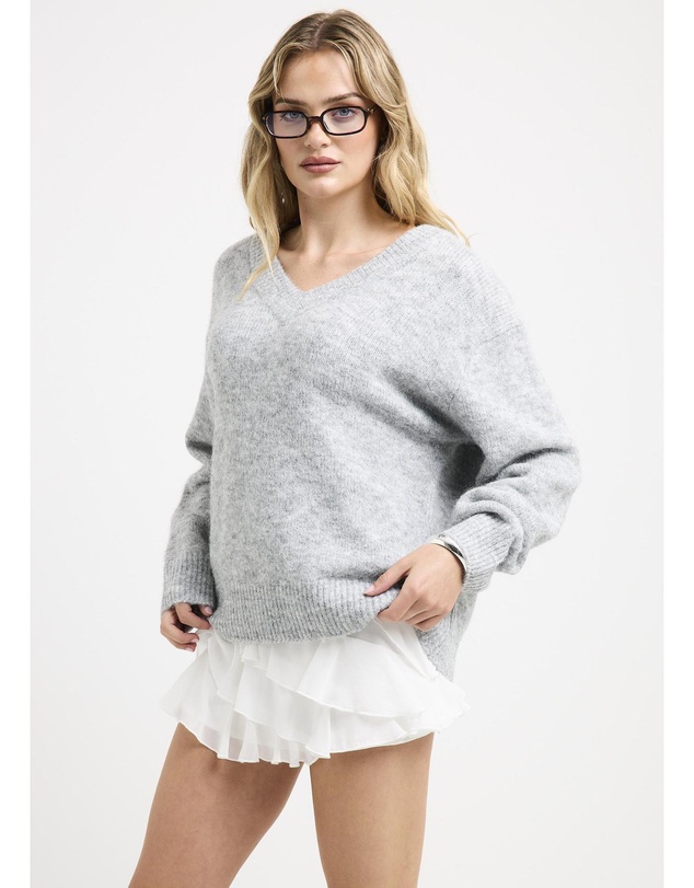 Subtitled - Grace V Neck Knit Jumper