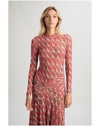 Bardot - Lea Printed Mesh Dress