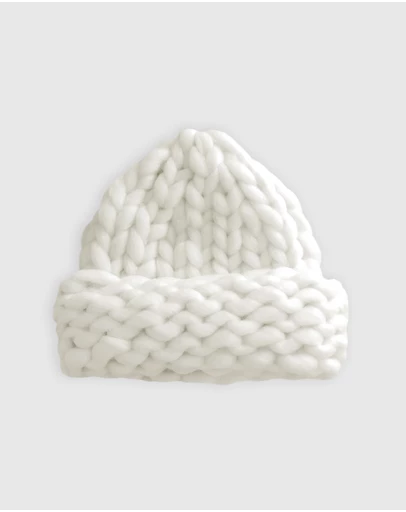 Belle & Bloom - Snowflake Hand Knitted Beanie