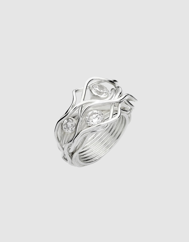 Elli Jewelry - Ring Zirconia 925 Sterling Silver