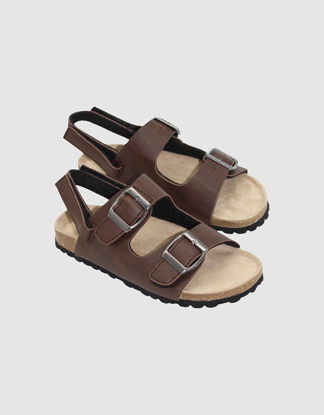 Human - Kids Kai Slide Sandals Choc
