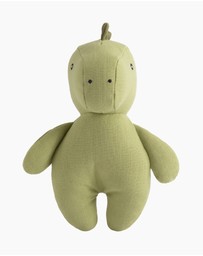 Living Textiles - Small Linen Animal - Dennis the Dinosaur