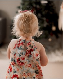 WITH LOVE FOR KIDS - Cotton Muslin A-Line Dress - Babies - Kids
