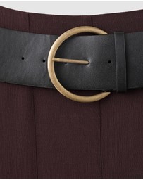 M.N.G - Godet Skirt With Belt