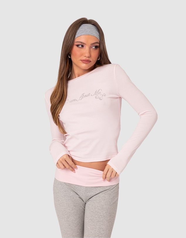 EDIKTED - Dream About Me Rhinestone Top