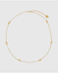 Najo - Volare Yellow Gold Necklace (45cm+ext)