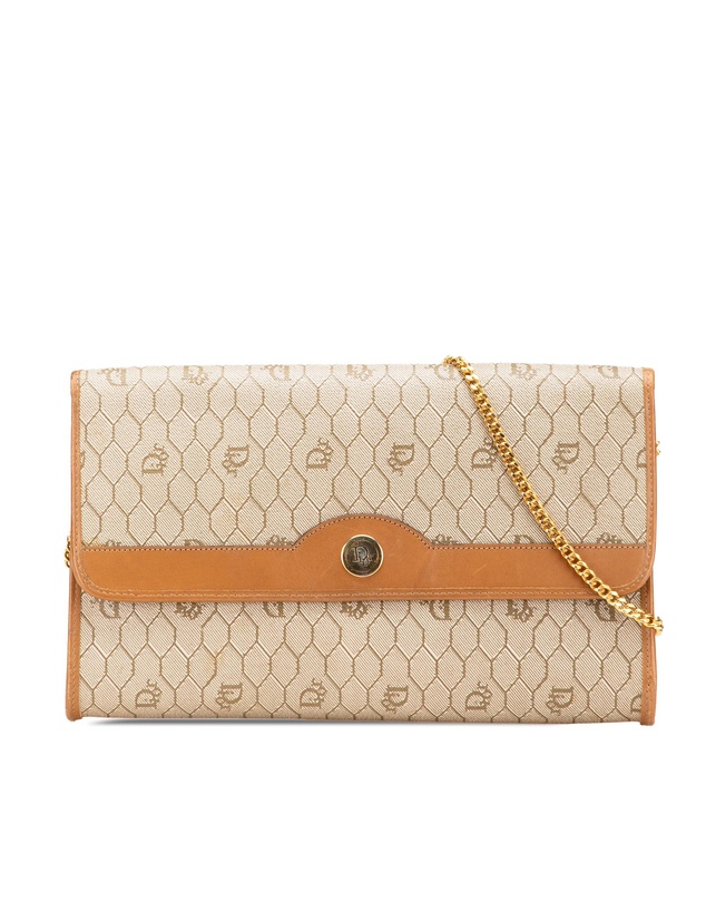 Pre-Loved by Azura Reborn - Pre-Loved dior Classic Shoulder Bag with Chain Accent Elegant Handbag for any Occasion