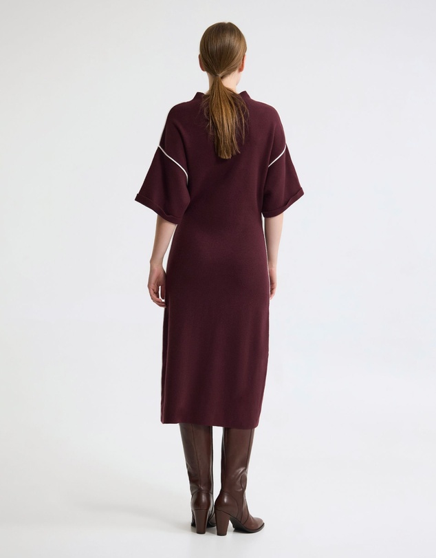 Oxford - Natalya Knit Contrast Piping Dress