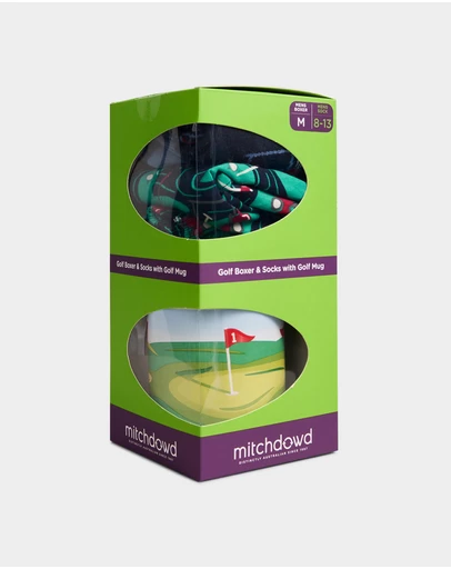 Mitch Dowd - Mitchdowd Golfer Cotton Boxer and Sock Gift Box