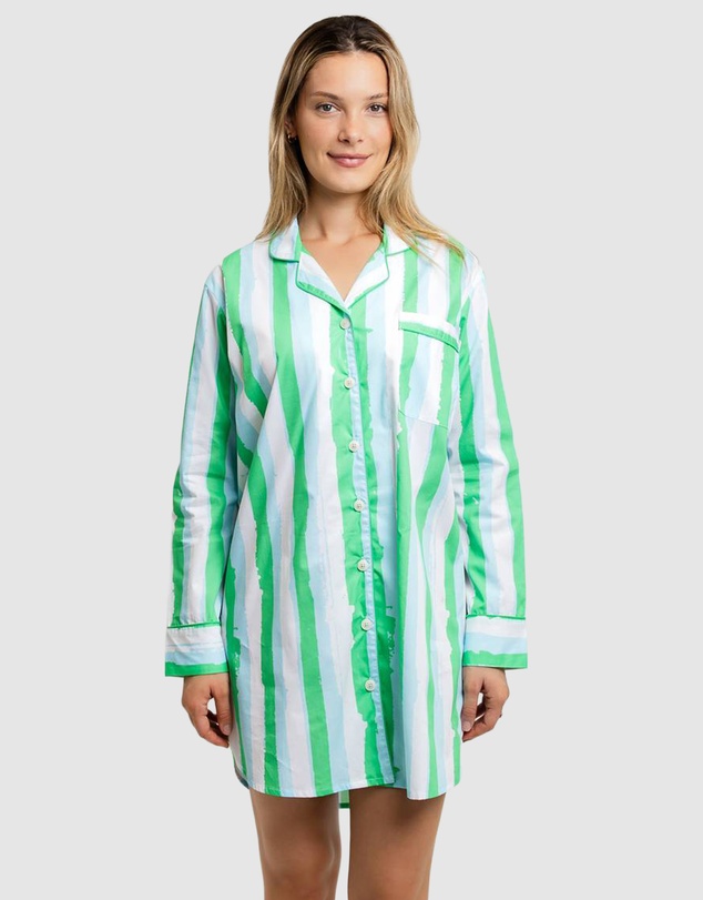 Sant And Abel - Women's Drawbertson Wild Stripes Night Shirt