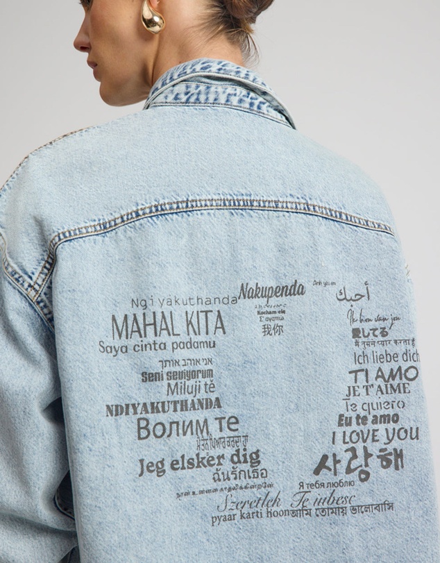 ONE TEASPOON - Je T'Aime Denim Shacket - Whisper Blue