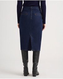 David Lawrence - Sue Denim Pencil Skirt