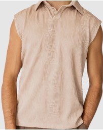 Justin Cassin - Verve Sleeveless Collared Shirt