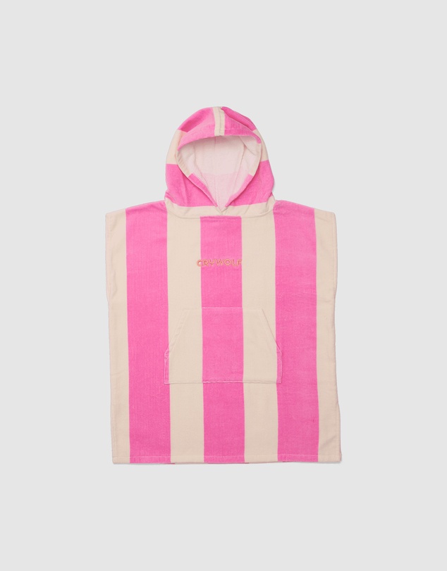 Crywolf - HOODED TOWEL Candy Stripe