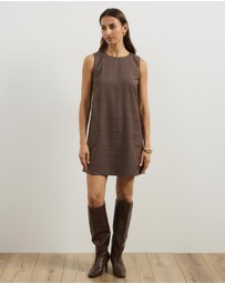 Atmos&Here - Zali Check Suiting Mini Dress