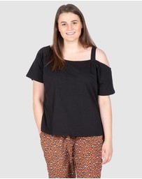 Love Your Wardrobe - Asymmetrical One Shoulder Tee