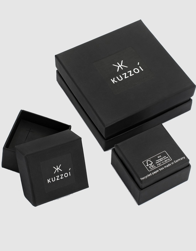 Kuzzoi - ICONIC EXCLUSIVE - Sun and Moon Bi-Color Ring in 925 Sterling Silver