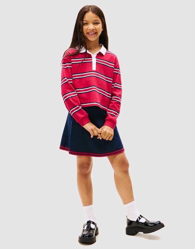 Tommy Hilfiger - Varsity Rib-Knit Mini Skirt - Teens