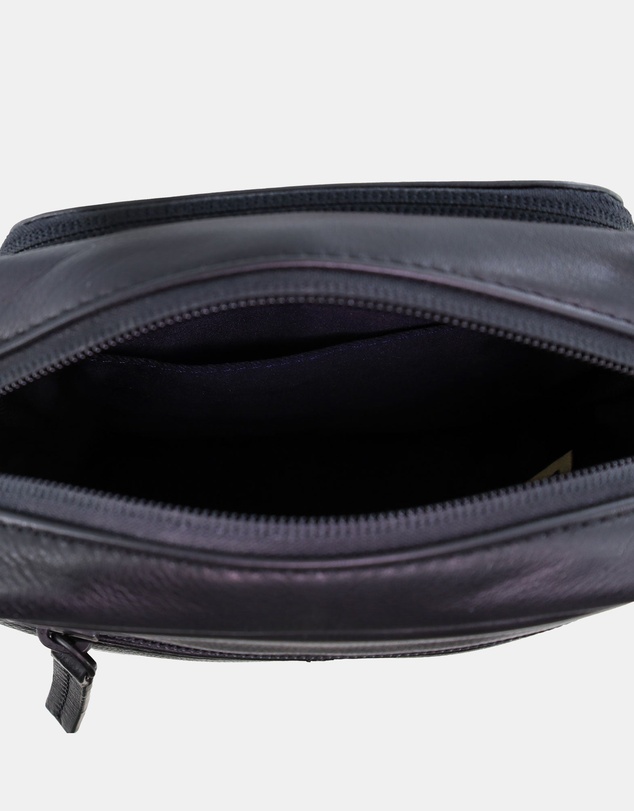 Pierre Cardin - Pierre Cardin Men's Leather Classic Crossbody Bag
