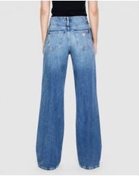 GUESS - Mid-Rise Sexy Palazzo Jeans