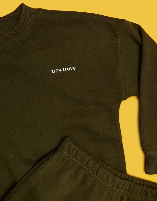 Tiny Trove - Woodie 3D Logo Tracksuit - Babies-Kids