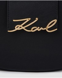 Karl Lagerfeld - K/Signature Halfmoon Shoulder Bag