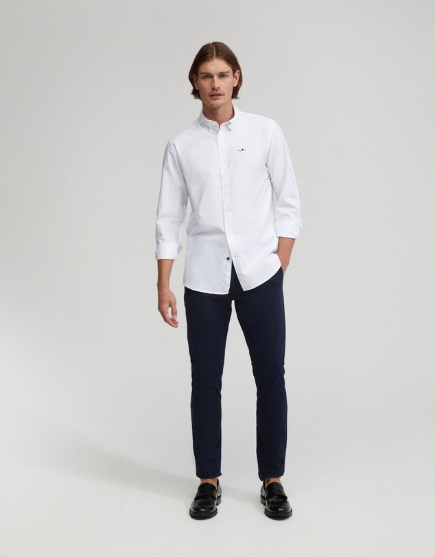 Oxford - Holloway Oxford Weave Cotton Shirt