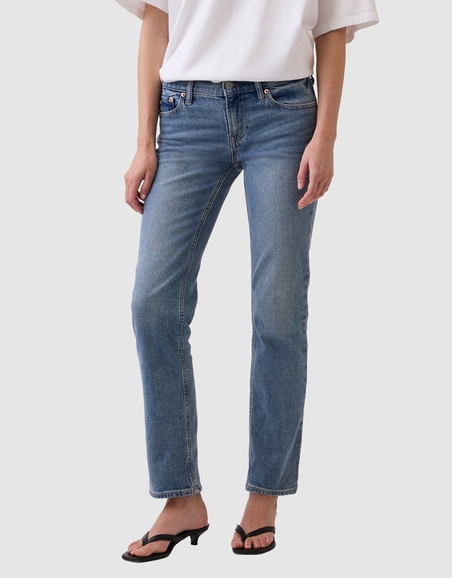 GAP - 90s Straight Low Rise Jeans