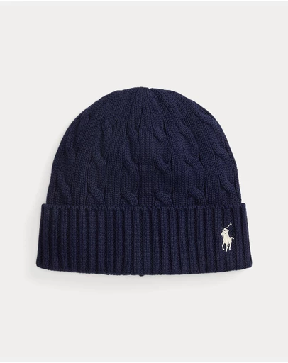 Polo Ralph Lauren - Cable-Knit Cotton Beanie