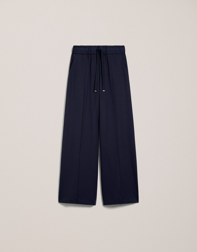 Trenery - Ponte Wide Leg Travel Pant in Night Sky