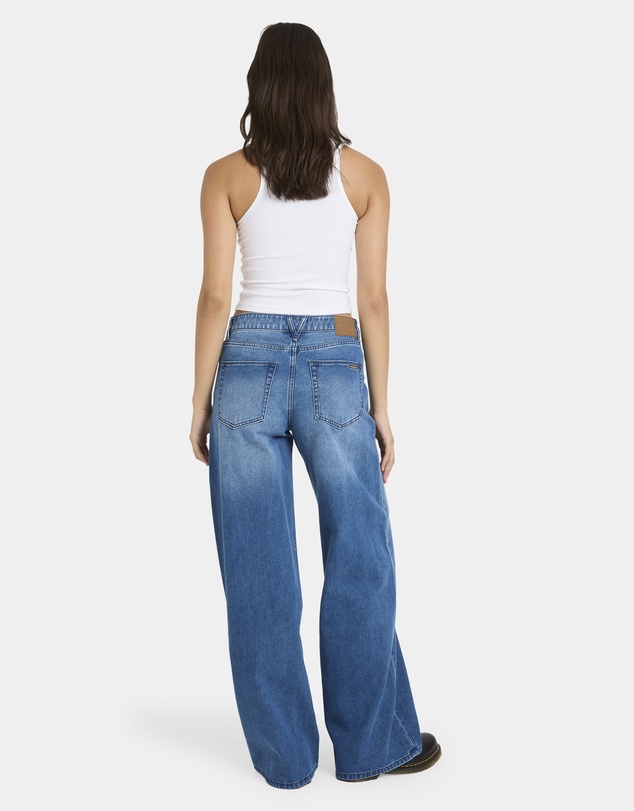 Volcom - Womens Stoned BF Low Rise Denim Jeans