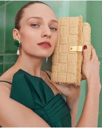 Oroton - Etta Medium Clutch Texture