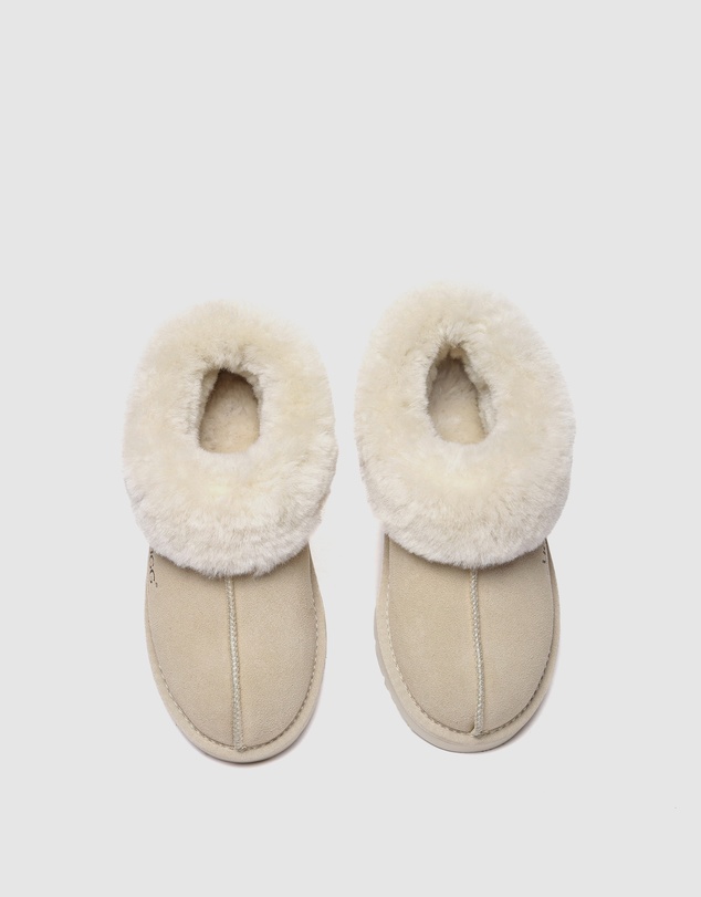 EVERAU - Australian Shepherd Ugg Homey Special Cow Suede Upper House Shoes