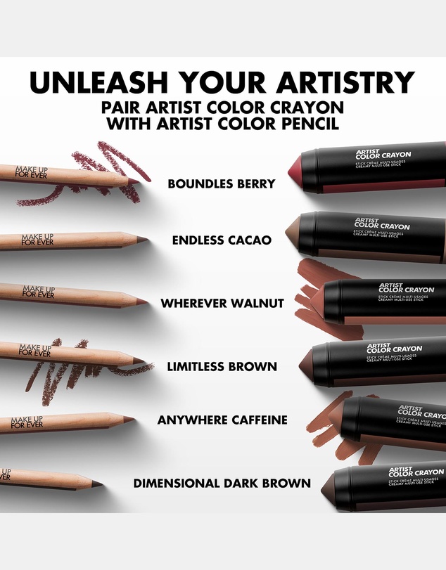 MAKE UP FOR EVER - Artist Color Crayon Waterproof Multi-Use Stick - Glazed Rose 
