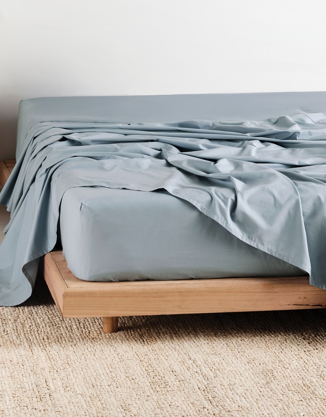 Linen House - Vienna 300TC Cotton Percale Sheet Set 50cm