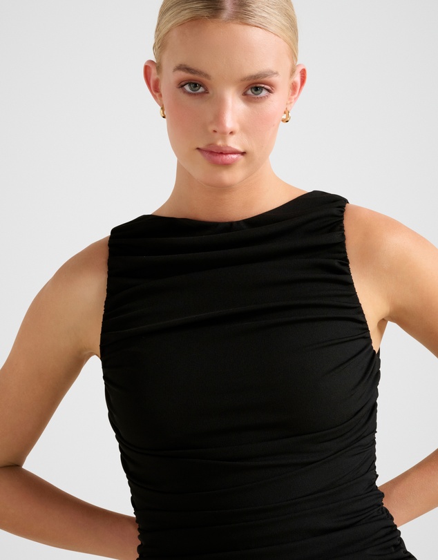 Forever New - Pippa Ruched Boat Neck Top